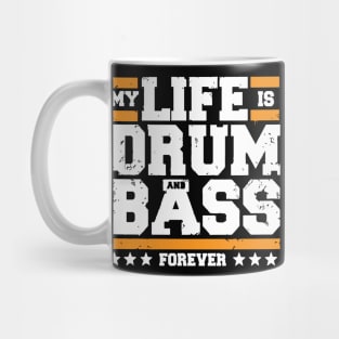 Drum and Bass Music dnb Shirt for DJs or Band members Mug